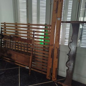 Cama de 2 Plazas Estilo Clásico en Cedro - imagen 2