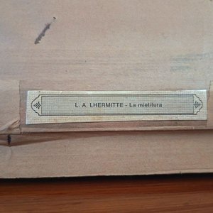 Lámina Enmarcada "La Metitura" de Léon-Augustin Lhermitte - 85x64 cm - imagen 3
