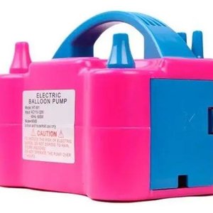 Inflador Eléctrico de Globos Rosa y Azul - imagen 3