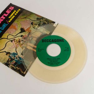 Disco Vinilo Single The Beatles "Three Cool Cats" Decca Promocional Edición Inglaterra - imagen 2