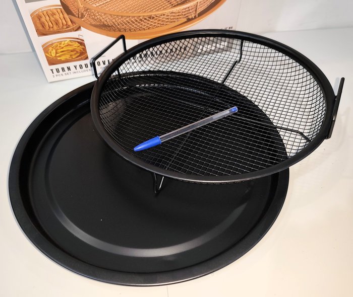 Asadera para Frituras con Parrila Metálica, Nueva en Caja - imagen 5
