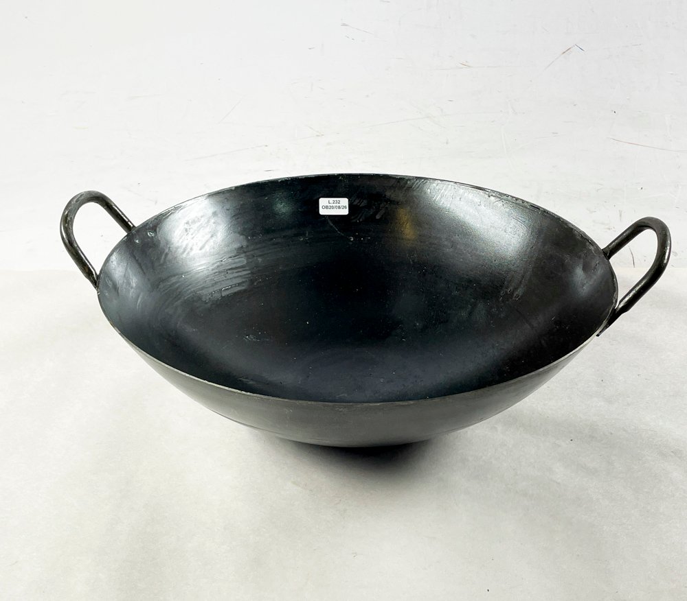 Paellera de Acero con Asas Laterales, 37 cm