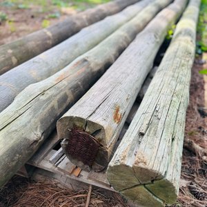 Lote de 5 Columnas de Madera Tratada CCA para Construcción - imagen 2