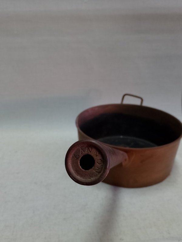 Hermosa olla de hierro cobreada para cocina - imagen 4