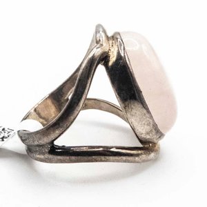 Anillo de Plata con Cuarzo Rosa - Talle 17 mm - imagen 2