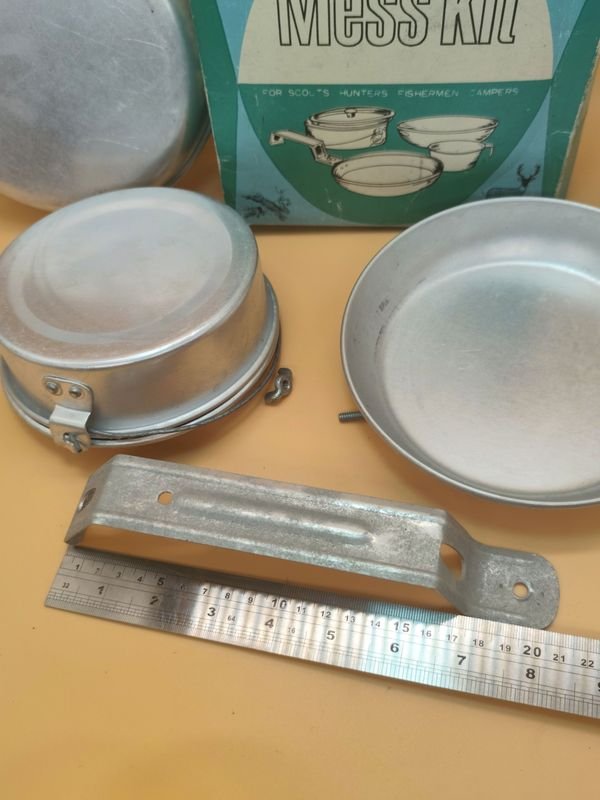 Kit de cocina de aluminio 5 piezas para campistas, cazaristas y pescadores - imagen 8