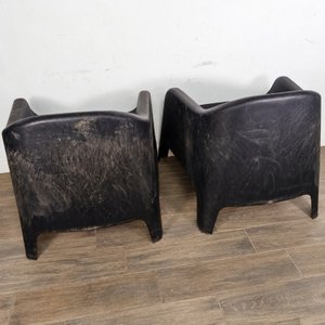 Dos Sillones de Jardín de Plástico Negro Marca Gardenlife - imagen 4