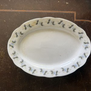 Dos Fuentes Ovaladas de Porcelana China e Inglesa - imagen 4