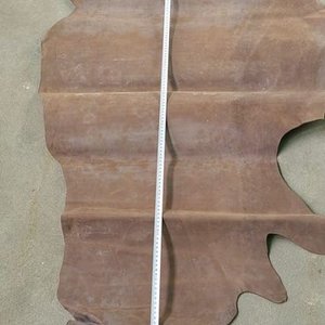 Lote de Cuero Nobuck Grueso Color Chocolate - imagen 1