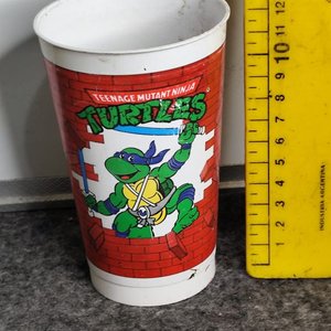 Vaso de Plástico "Tortugas Ninja" Pepsi Años 90 - imagen 1
