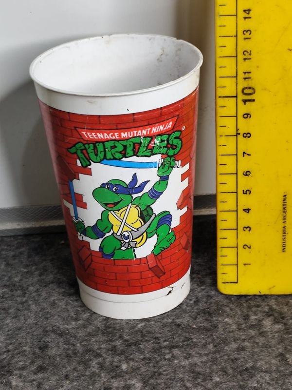 Vaso de Plástico "Tortugas Ninja" Pepsi Años 90