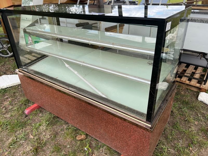 Exhibidor Vitrina Refrigerada con Estantes de Vidrio