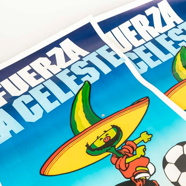 Afiches de Fuerza La Celeste para Mundial México 86 - imagen 2