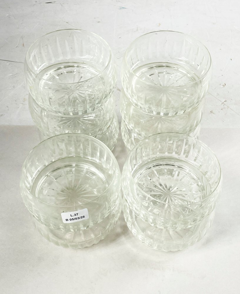 Vajillas de cristal talladas - imagen 2