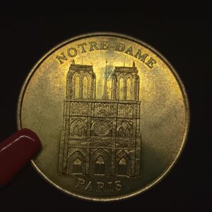 Medalla Souvenir Catedral Notre-Dame París Monnaie de Paris Bronce - imagen 5