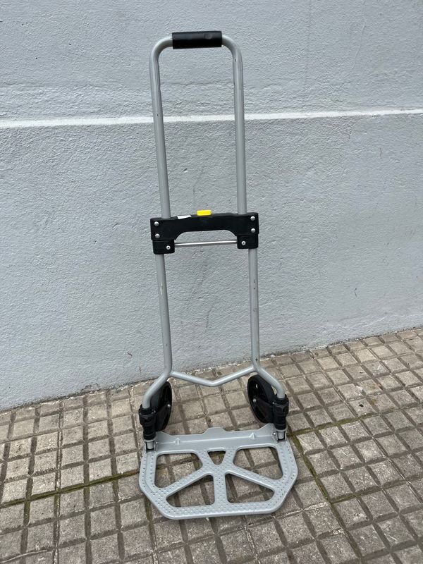 Carro de Mano Plegable de Aluminio con 2 Ruedas