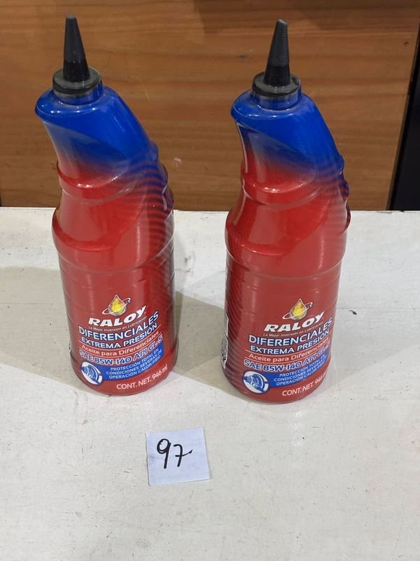 Aceite para Diferenciales Raloy Alta Presión SAE 85W-140 API GL-5 (2 Litros)
