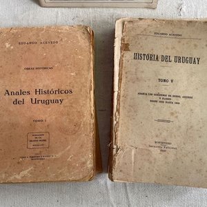 Obras Históricas del Uruguay de Eduardo Acevedo, Tomos I y V, y El Codificador - imagen 2