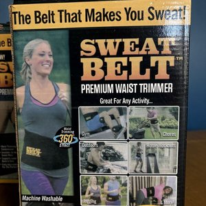 2 Fajas Sweat Belt Premium Waist Trimmer Nuevas en Caja - imagen 3
