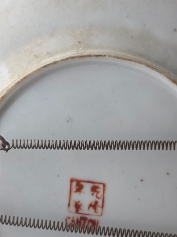 Platos de porcelana oriental pintados a mano - imagen 8