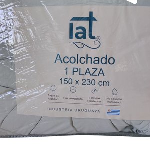 Acolchado de 1 Plaza LAT 150x230 cm Color Crudo - imagen 2