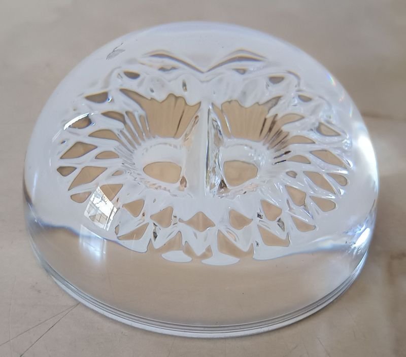 Papeles de vidrio con diseño y búho tallado - imagen 2