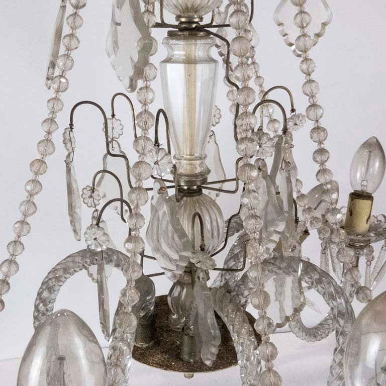 Luminaria de cristal con 5 luces - imagen 2