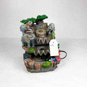Fuente de Agua Decorativa con Elefantes - imagen 2