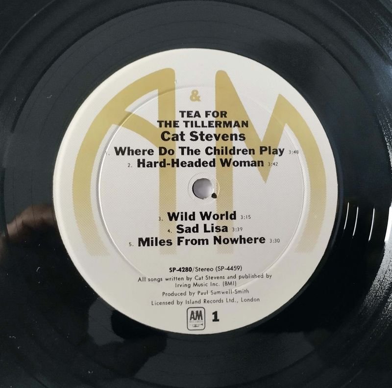 Vinilo de CAT STEVENS: 'Tea For The Tillerman' (1970) - imagen 3