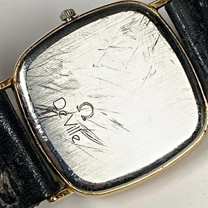 Reloj Omega Deville Caballero Malla Cuero Dorado - imagen 4