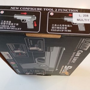 Réplica Pistola Airsoft M17 Shooter Con Luce, Calibre 6mm, Plástico, Negra - imagen 5