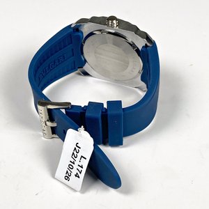 Reloj Pulsera Caballero Bvlgari Malla Goma Azul - imagen 4