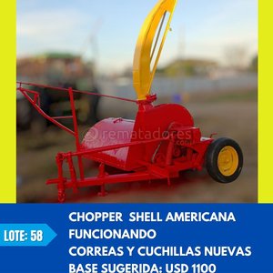 Lote anterior: Picadora de Forraje Shell Americana con Correas y Cuchillas Nuevas
