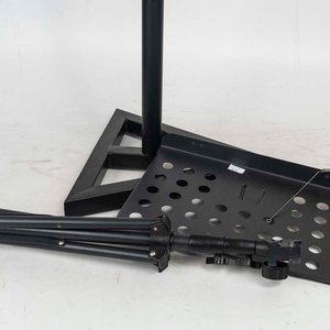 Atril Extensible y Soporte de Monitor Negro - imagen 2