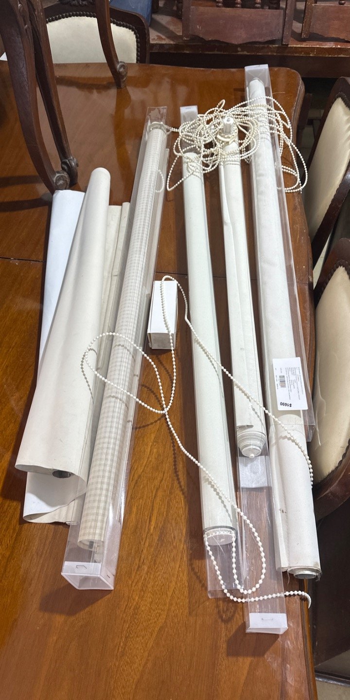 Cortinas Roller Blancas con Cadena