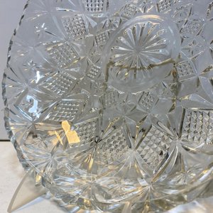 Set de 6 Piezas de Cristalería: Fuentes, Ensaladeras y Canasta con Diseños - imagen 11