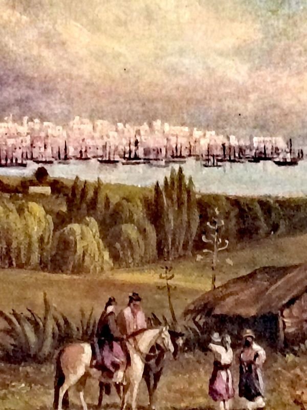 Lámina: Vista de Montevideo (1856) - Alrededores Hospital Vilardebó - imagen 9