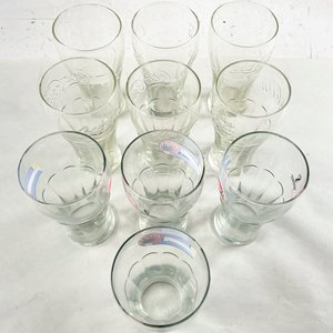 Diez vasos altos monograma Coca cola - imagen 2