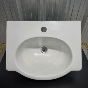 Pileta Lavatorio Ferrum Blanca Esmaltada 38x48cm - imagen 1