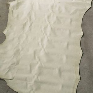Lote de Cuero Nobuck Grueso Color Beige Claro - imagen 3
