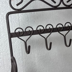 Adorno y Organizador de Hierro Forjado Estilo Bicicleta - imagen 11
