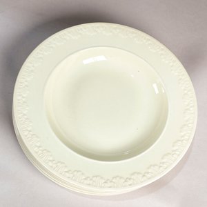 Juego de Vajilla de Loza Beige Wedgwood Etruria - Fuente Oval y Platos - imagen 5