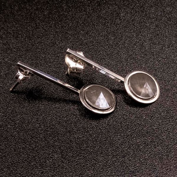 Aros de Plata 925 con Cristales Tipo Swarovski - imagen 1