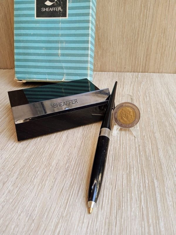 Lapicera SHEAFFER en Caja Periodo 1970 Hecha en USA - imagen 2