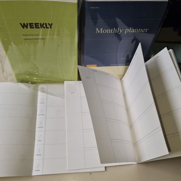 Libretas de anotaciones en blanco