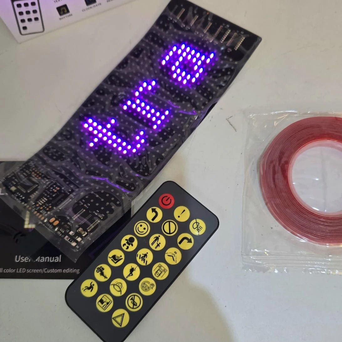 Panel de Matriz LED RGB con Control Remoto - imagen 5