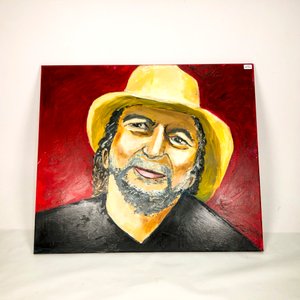 Cuadro al Óleo: Retrato de Joaquín Sabina, 60x70 cm - imagen 3