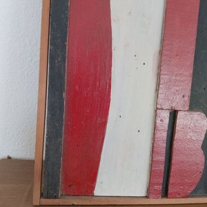 Talla en Madera "Luis Pérez Iglesias" 59x38 cm con Rastros de Polilla - imagen 5