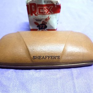 Lapicera Sheaffer's de Tinta Líquida con Estuche y Tinta Rex - imagen 1
