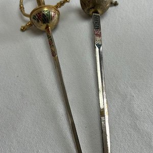 Dos Abrecartas Estilo Espada Española Antigua, 22cm - imagen 3
